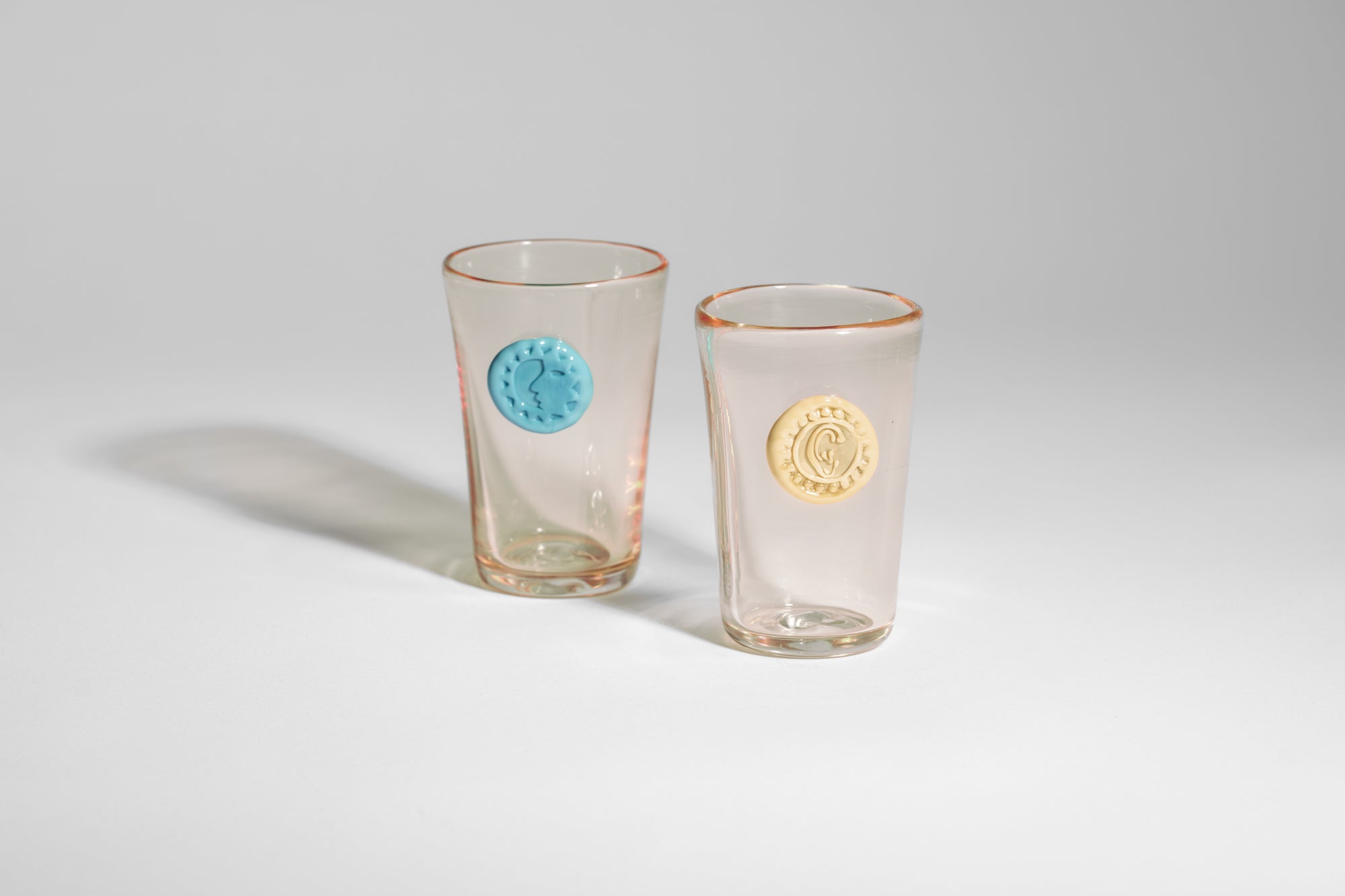 Monogram Glass - set of two